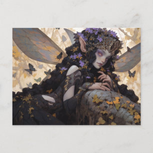 Dark Fairy Fantasy Art Postcard