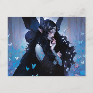 Dark Fairy Fantasy Art Postcard