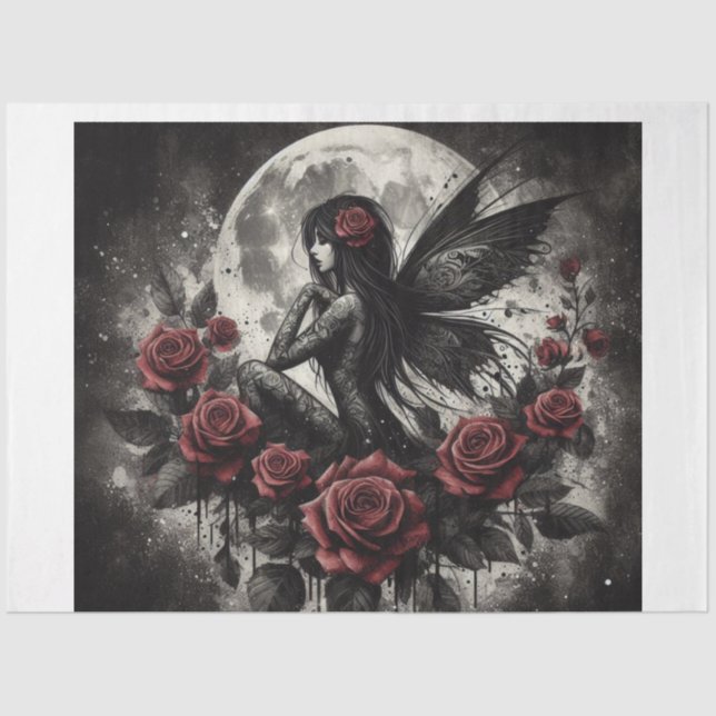 Dark Fairy Tissue Paper (Front)