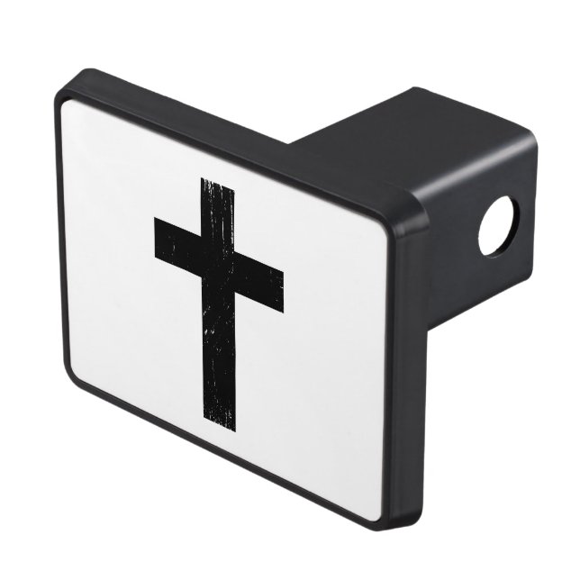 Dark Faith Cross Trailer Hitch Cover (Top Right)