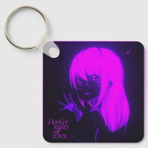Dark Fantasy Anime Manga Style Double Sided Keychain