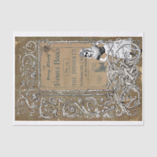 Dark Fantasy Book Cover Decoupage Tissue Paper