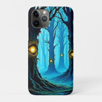 Dark Fantasy Eyeball Forest Design