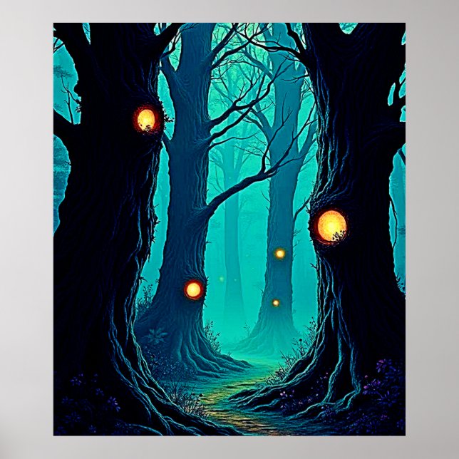Dark Fantasy Forest Mystery Poster (Front)