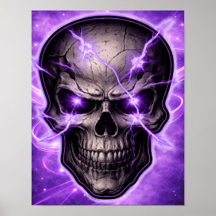 Dark Fantasy Gothic Skull Wall Art