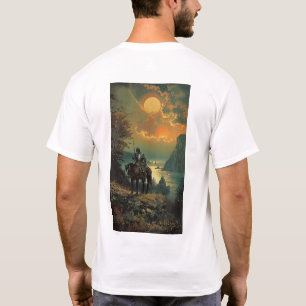 Dark Fantasy Knight Riding T-shirtDescription: Emb T-Shirt