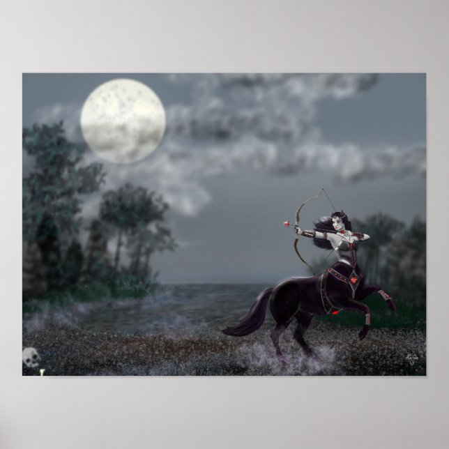 Dark Fantasy Knight Wall Art Poster (Front)