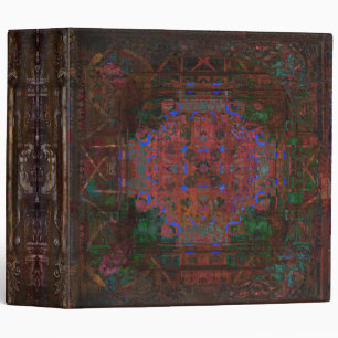 Dark Faux Leather Renaissance Ancient Tome Binder