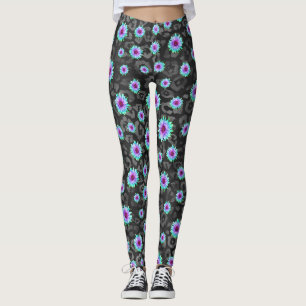 DARK FLORAL LEGGINGS