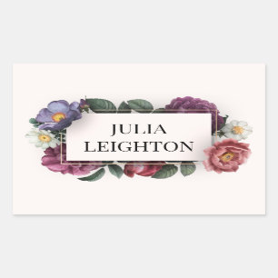 Dark Florals Sticker