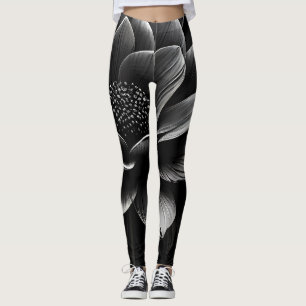 Dark Flower Moody Leggings