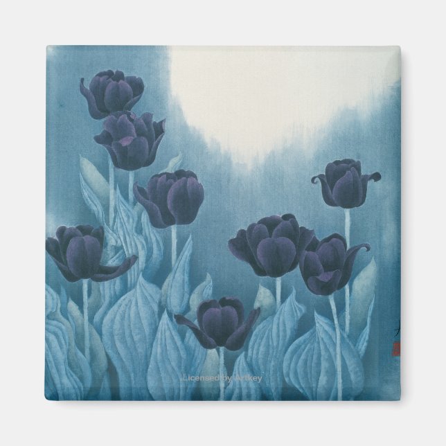 Dark Flowers Magnet (Front)