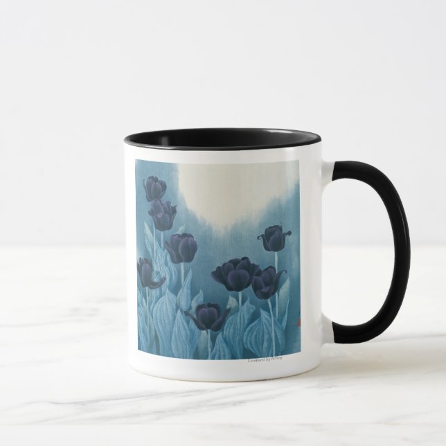 Dark Flowers Mug (Right)