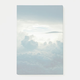 Dark Fluffy Clouds Aerial View Post-it Notes