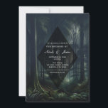 Dark Forest at Twilight Wedding Invitation<br><div class="desc">Customize any way you want.</div>