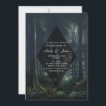 Dark Forest at Twilight Wedding Invitation<br><div class="desc">Customize any way you want.</div>