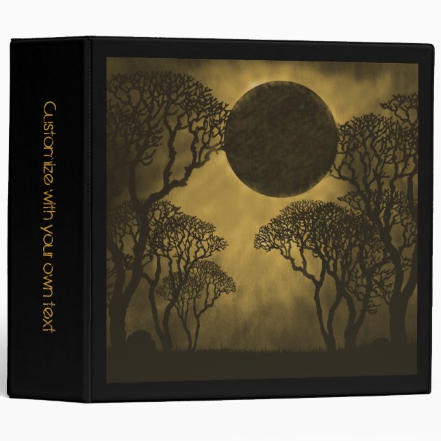 Dark Forest Eclipse Binder, Golden Binder (Front/Spine)