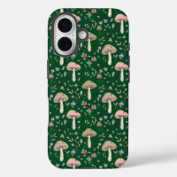 Dark Forest Emerald Fungi Seamless Forestcore