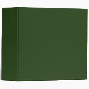 Dark Forest Green 3 Ring Binder