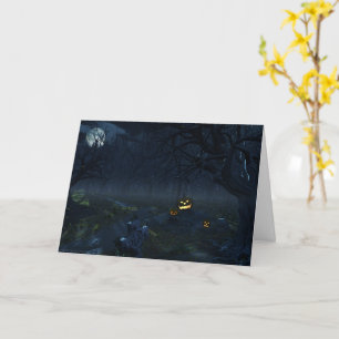 Dark Forest Halloween Card