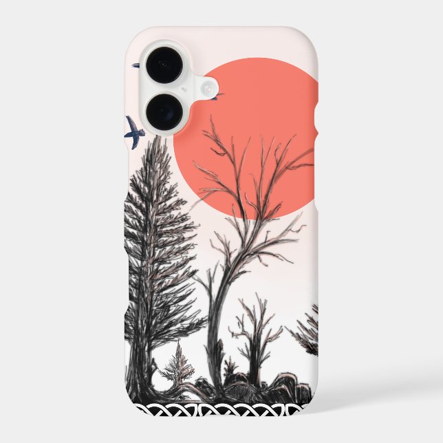 dark forest iphone case (Back)