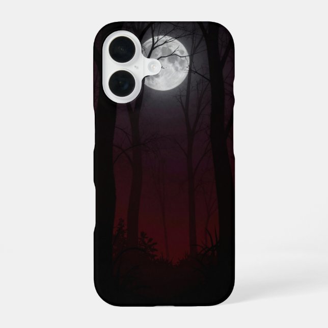 Dark Forest Moon Gothic Phone Case (Back)