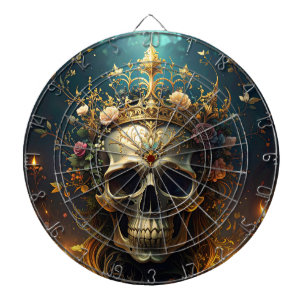 Dark Forest Skull Dartboard