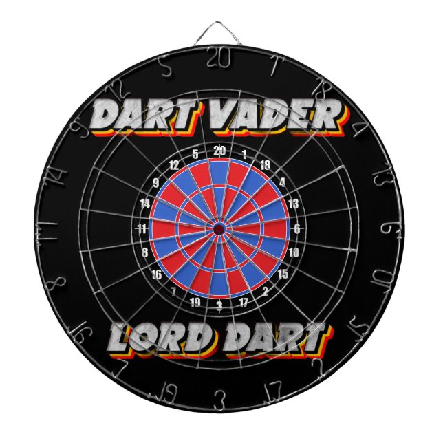 Dark Galactic Lord Sticker – Cosmic Shadow Warrior Dartboard (Front)