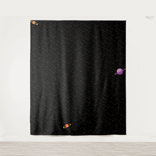 Dark Galaxy Backdrop Tapestry (Front)