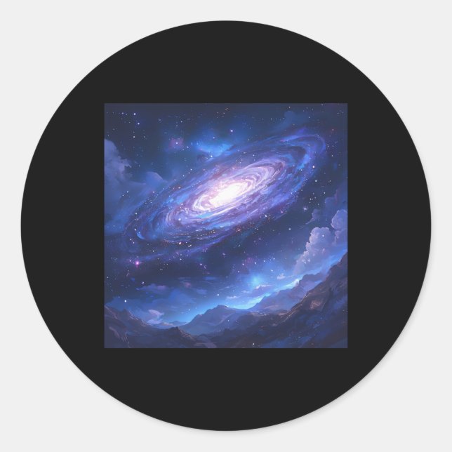 Dark Galaxy Sticker  (Front)