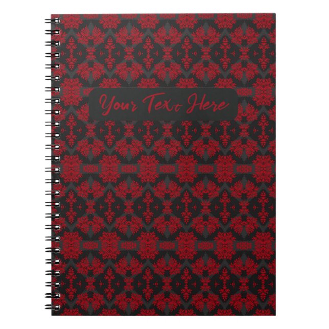 Dark Garden Personalized Notebook (Front)