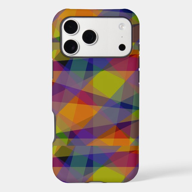 Dark Geometric - Coque d'iPhone (Verso)