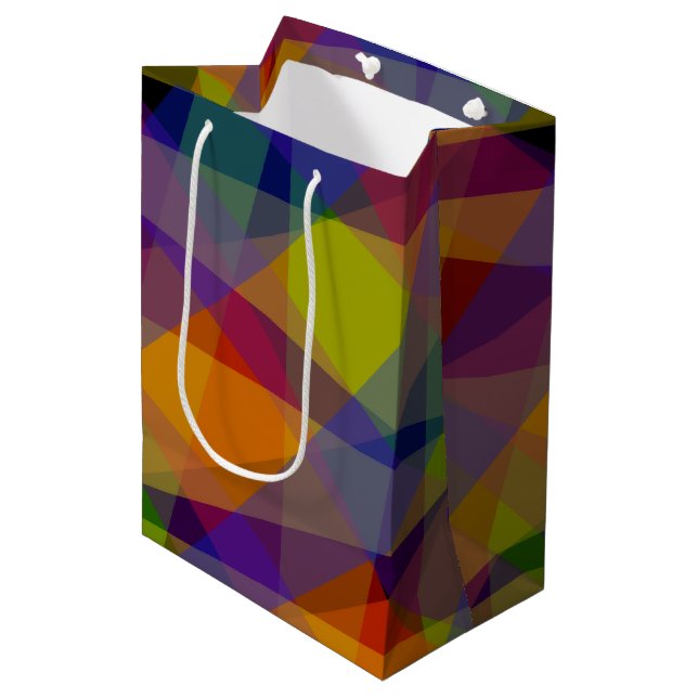 Dark Geometric - Gift Bag (Front Angled)