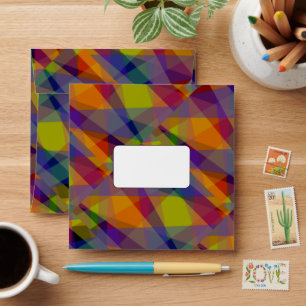 Dark Geometric - Square Envelope