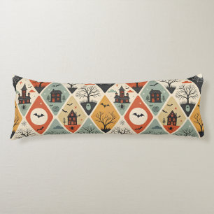 Dark ghost pattern body pillow