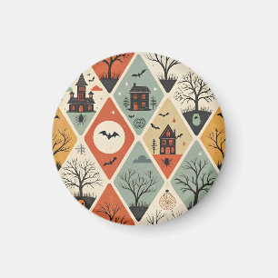 Dark ghost pattern magnet