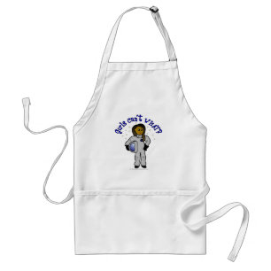 Dark Girl Astronaut Standard Apron
