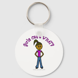 Dark Girls Can't WHAT? Logo Keychain