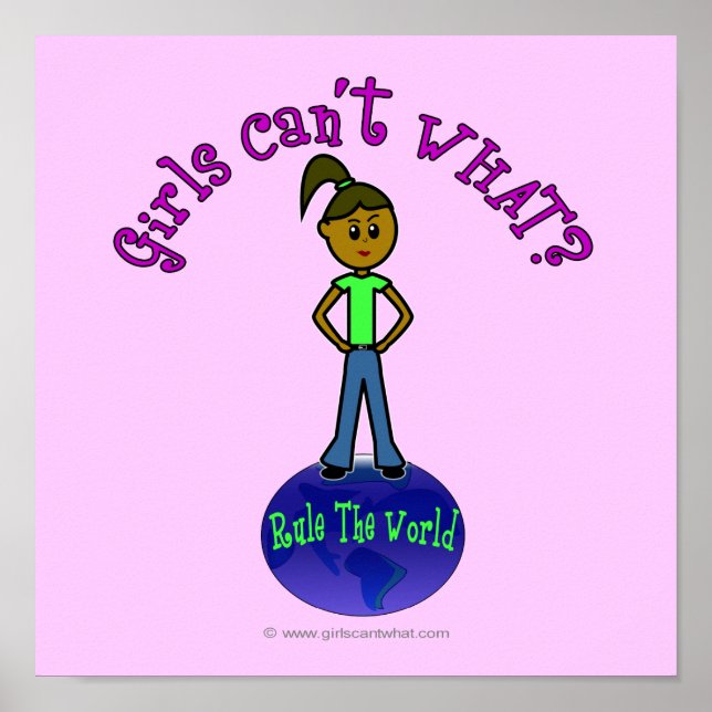 Dark Girls Rule The World Poster (Front)