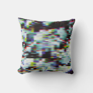 Dark glittered background, illustration. black, bl throw pillow