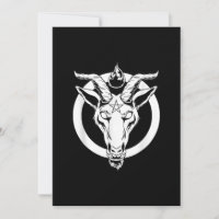 Dark Goat Baphomet, Satanic Lucifer Beelzebub Gift