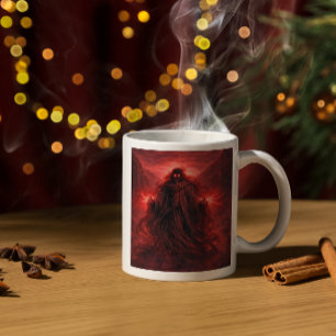 Dark God Symbol Gothic Fantasy Two-Tone Coffee Mug