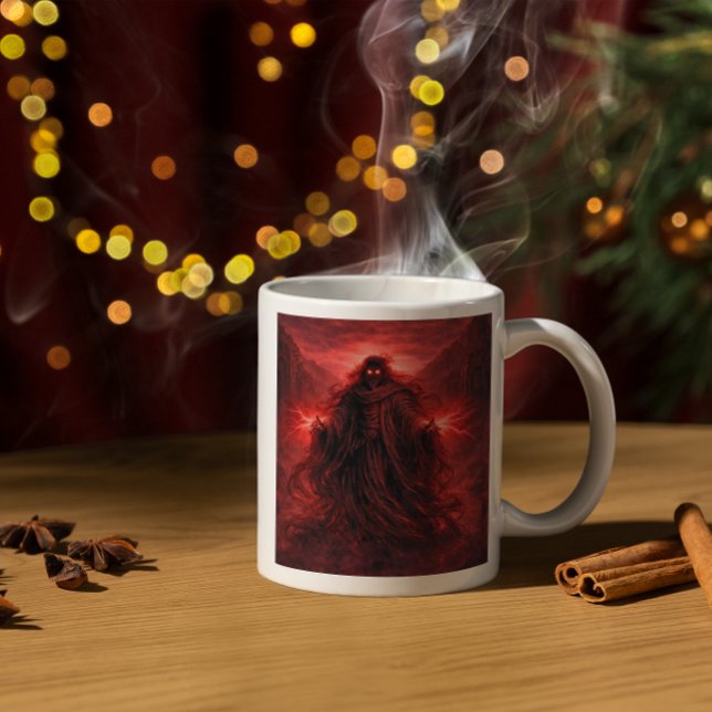 Dark God Symbol Gothic Fantasy  Two-Tone Coffee Mug (Creator Uploaded)