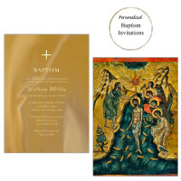 Dark Gold and Texture Orthodox Baptism