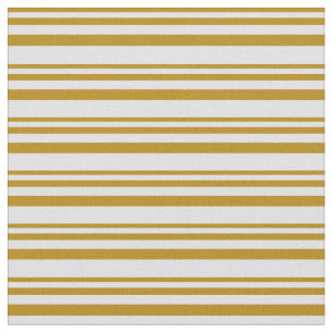Dark Goldenrod and Lavender Lines Fabric
