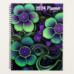 Dark Gothic 2024 Customizable Planner 