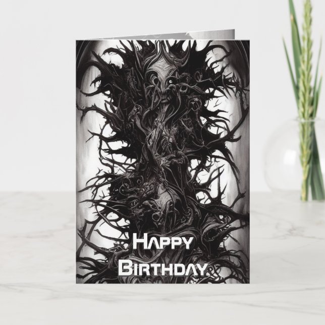 Dark Gothic Art Dark Vile Biomatter Card (Front)