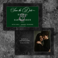 Dark Gothic Black Floral Satin Damask Green Photo