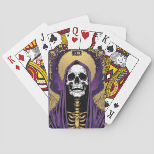 Dark Gothic Death Tarot Card Illustration