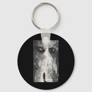 Dark Gothic Demon Path Horror Art Evil Grunge Goth Keychain